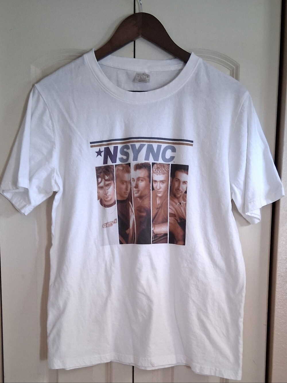 White NSYNC Graphic Tee - Men's Casual Shirt/ Flaws